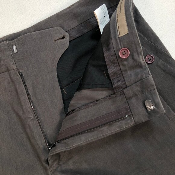 Marithe Francois Girbaud Pants Men's 36x33 Gray Brown Chinos GIR+A&F srl Italy - Picture 5 of 16